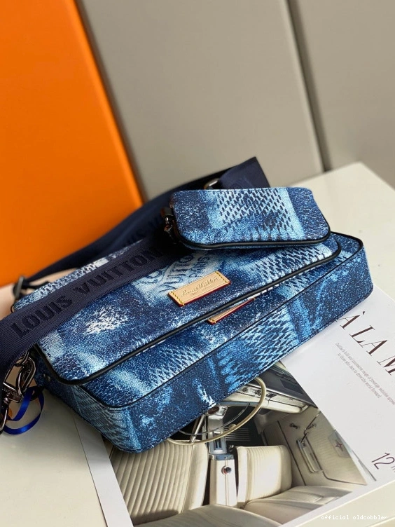 Official oldcobbler TRIO VUITTON MESSENGER LOUIS 0815